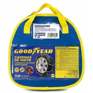 Comparateur de prix : Goodyear Jeu de 2 Chaînes à Neige en Métal de 9 mm pour Voiture Taille...
