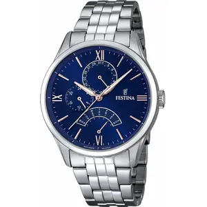 Comparateur de prix : Festina Montre Festina Retro F16822-3 -  Homme Multiconftions Analogique