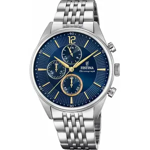 Comparateur de prix : Montre Festina Timeless Chronographe F20285/3 acier TU