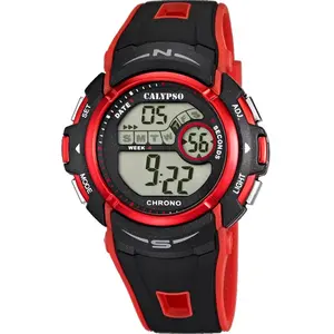 Comparateur de prix : CALYPSO Mixte Digital Quartz Montre avec Bracelet en Plastique K5610/5