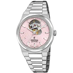 Comparateur de prix : Montre femme Festina Swiss Made Automatic - F20054-2 Bracelet Acier Ar...