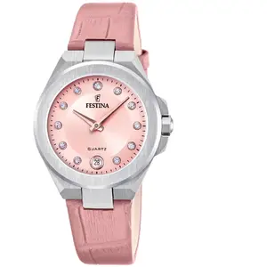 Comparateur de prix : Montre Femme Festina Mademoiselle - F20701-2 Bracelet Cuir Rose