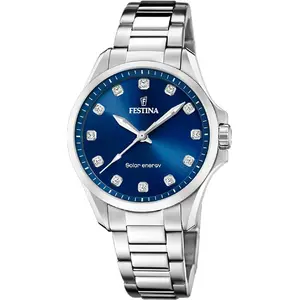 Comparateur de prix : Montre femme Festina Solar Energy  20654-4 - Bracelet Acier Gris Acier