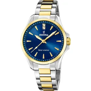 Montre Femme FESTINA en Acier Bicolore Etanche - 244637 pas cher
