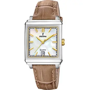 Comparateur de prix : Festina Montre Femme Festina - F20682-4 Bracelet Cuir Beige