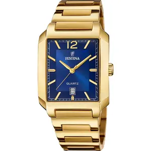 Montre Homme Festina - F20678-3 Bracelet Acier Doré pas cher