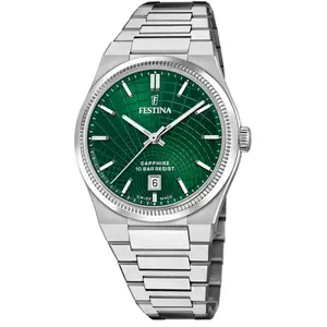 Comparateur de prix : Montre Homme Festina Swiss Made Rivé F20051/5 Verte