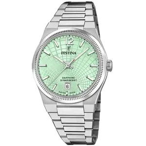 Montre - FESTINA - SWISS MADE - Acier - Noir - Étanchéité 5 ATM pas cher