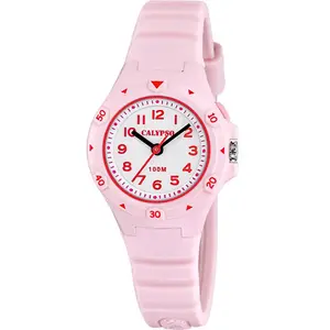 Comparateur de prix : Calypso K5846/1 montre fille montre enfant caoutchouc rose