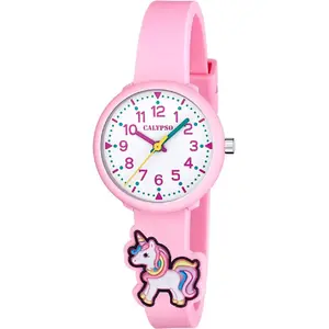 Comparateur de prix : Montre fille Calypso My First Watch - K5844-2 Bracelet Silicone Rose