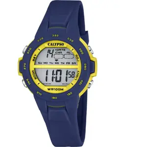 Montre Mixte Calypso Junior Collection - K5850-5 Bracelet Silicone Ble...