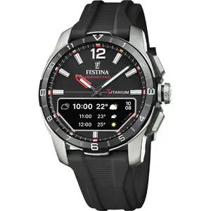 Comparateur de prix : Montre connectée Homme Festina - F23000-4 Bracelet Silicone Noir