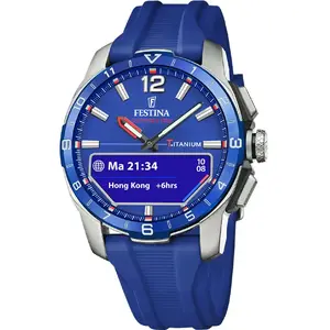 Comparateur de prix : Montre connectée Homme Festina - F23000-3 Bracelet Silicone Bleu
