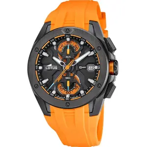 Comparateur de prix : Montre Homme Lotus - 18943-3 Bracelet Silicone Orange