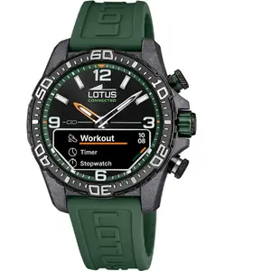 Montre Homme Lotus - 20000-2 Bracelet Silicone Kaki pas cher