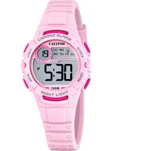 Comparateur de prix : Calypso K5852/1 montre fille montre enfant caoutchouc date rose