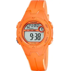 Montre Mixte Calypso Junior Collection - K5849-4 Bracelet Silicone Ora...Vendu paramazon