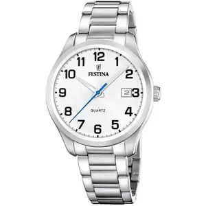 Montre Homme Festina Acero Clasico - F20736-1 Bracelet Acier Argent pas cher