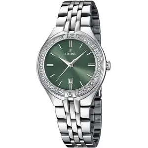 Montre Festina F16867/7 Vert, Femme pas cher