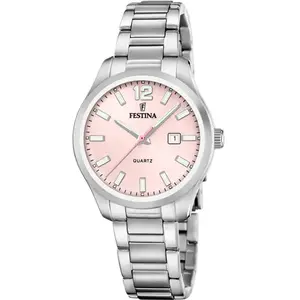 Montre Femme Festina Acero Clasico - F20737-2 Bracelet Acier Argent pas cher