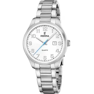 Montre Femme Festina Acero Clasico - F20737-1 Bracelet Acier Argent
