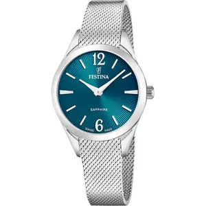 Montre Femme Festina Swiss Made Grace - F20076-4 Bracelet Acier Argent pas cher