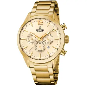 Montre homme FESTINA 20633/4, or, sportive pas cher