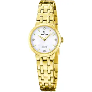 Montre Femme Festina Mademoiselle - F20748-1 Bracelet Acier Doré pas cher
