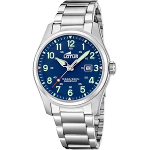 Montre Homme Lotus Minimalist For Him - L19054-2 Bracelet Acier Argent pas cher