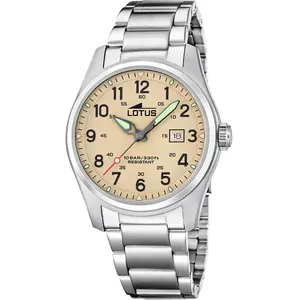 Montre Homme Lotus Minimalist For Him - L19054-1 Bracelet Acier Argent pas cher