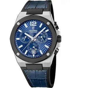 Montre Homme Festina Swiss Made Vallée F22003/2 Bleu