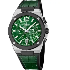 Montre Homme Festina Swiss Made Vallée F22003/3 Vert pas cher
