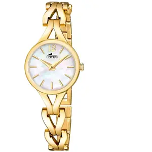 Montre Femme Lotus Old Money - L19023-1 Bracelet Acier Doré pas cher