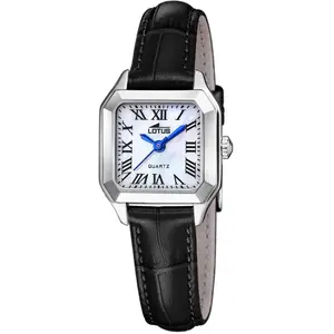 Montre Femme Lotus Old Money - L19035-1 Bracelet Cuir Noir pas cher