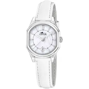 Lotus Montre Femme Lotus Old Money - L19044-2 Bracelet Cuir Blanc pas cher