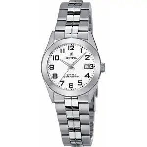Comparateur de prix : Montre Femme Festina Classique F20438-1 - Bracelet Acier Argenté