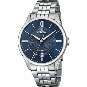 Comparateur de prix : Montre Festina CLASSIQUE F20425-2 - Montre ACIER CADRAN BLEU  Homme 