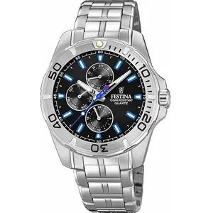 Comparateur de prix : Festina Montre Homme F20445/6 Noir Argenté TU
