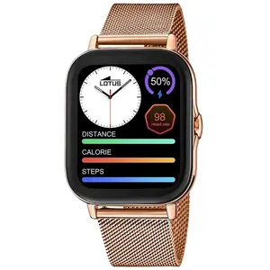 Comparateur de prix : Lotus Smartime 50045/1 - Montre Connectée 44.2 Mm - Or Rose