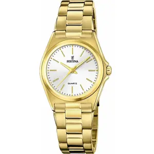 Comparateur de prix : Montre Femme - Festina - F20557-2 - Jaune - Quartz - Acier inoxydable