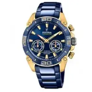 Comparateur de prix : Montre Homme Festina CHRONOBIKE CONNECTED - F20547-1 Bracelet Acier Bleu