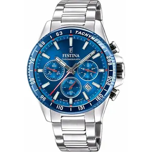 Comparateur de prix : Montre Homme  Festina Montres TIMELESS CHRONO F20560-3 - Bracelet Acier Acier