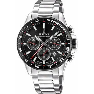 Comparateur de prix : Montre Homme  Festina Montres TIMELESS CHRONO F20560-6 - Bracelet Acier Acier