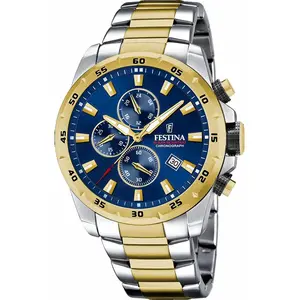 Comparateur de prix : Montre Homme  Festina Montres CHRONO SPORT F20562-2 - Bracelet Acier Acier