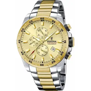 Comparateur de prix : Montre Festina Chrono Sport F20562/1 acier bicolore TU