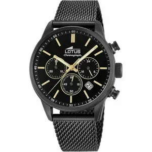 Comparateur de prix : Montres homme Lotus Montres L18700-2 - Bracelet Acier Noir