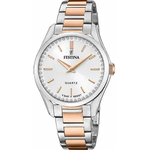 Comparateur de prix : Montre Femme Festina 02-017MADEMOISELLE F20620-1 - Bracelet Acier Doré rose