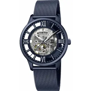 Comparateur de prix : Montre Festina  AUTOMATIQUE F20574-1 - Bracelet Acier Bleu