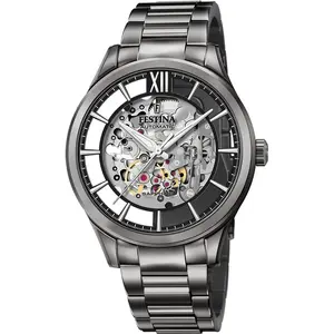 Comparateur de prix : Montre Homme Festina AUTOMATICO F20632-1 - Bracelet Acier Gris 