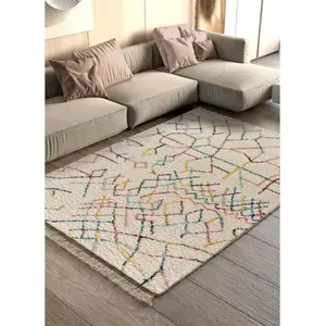 MOMA Tapis intérieur rectangulaire shaggy YEBEL 120 x 170 cm pas cher